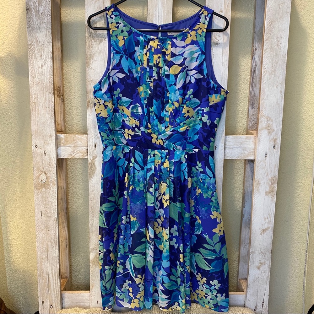 Blue Floral Dress | Dress Barn